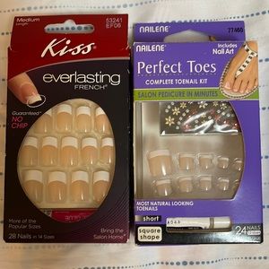 Complete toenail kit and Everlasting French